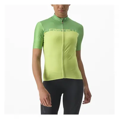 Castelli Velocissima W Jersey žlutá/zelená