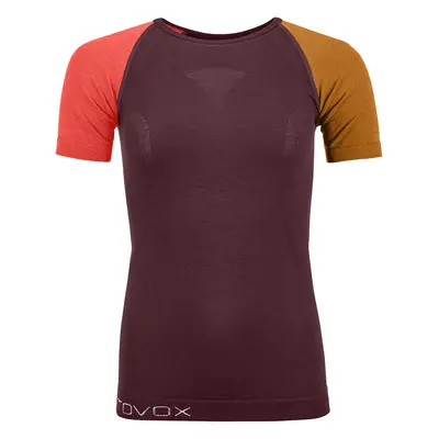 Ortovox 120 Comp Light Short Sleeve W vínová