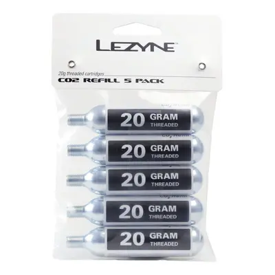 Lezyne 20G - 5 PACK stříbrná