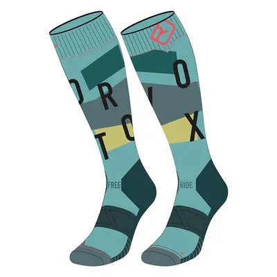 Ortovox Freeride Long Socks Cozy W tyrkysová