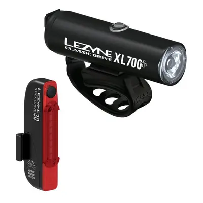 Lezyne CLASSIC DRIVE XL 700+ / STICK DRIVE PAIR černá/červená