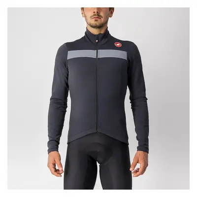 Castelli Puro FZ Jersey černá/šedá