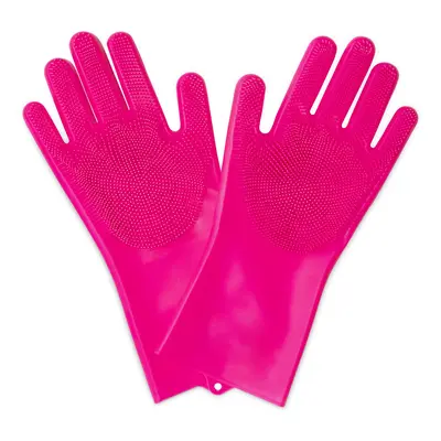 Muc-Off Deep Scrubber Gloves růžová