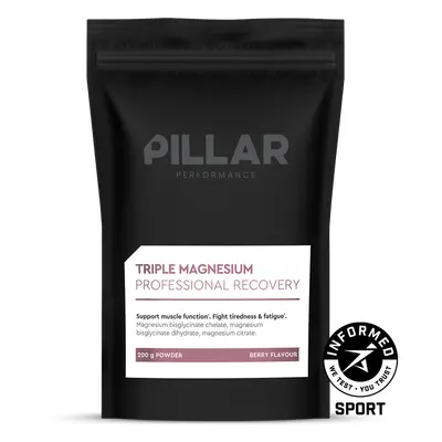 Pillar Triple Magnesium Professional Recovery Powder Berry - Pouch 200 g