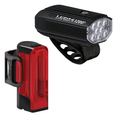 Lezyne LITE DRIVE 1200+ / STRIP DRIVE PRO 400+ PAIR černá/červená