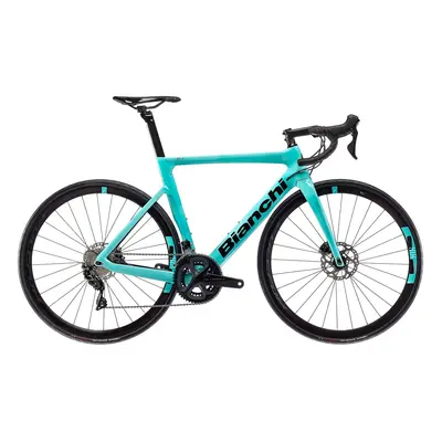 Bianchi BIANCHI ARIA Aero Disc 105 DiA 50/34 celeste 2023 tyrkysová