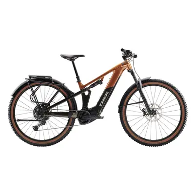 Trek Powerfly+ FS 4 Equipped Gen 4 2025 oranžová/zelená