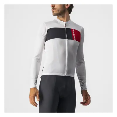 Castelli Prologo 7 LS Jersey bílá/černá