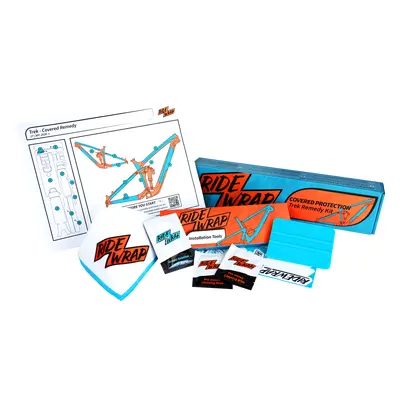 RideWrap Gloss Covered Frame Protection Kit designed to fit 2019-2021 Trek Remedy bílá