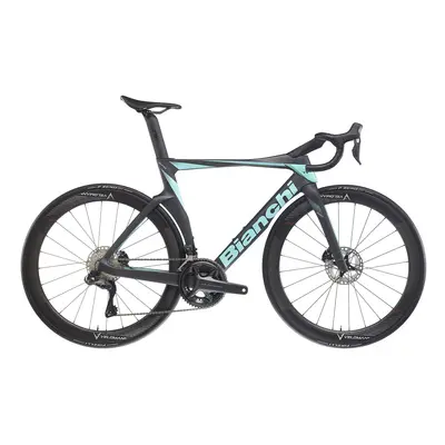 BIANCHI OLTRE PRO Force Etap 46-33 RC50 black/celeste 2024 černá/tyrkysová