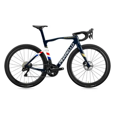 Pinarello Crossista F9 | SHIMANO Ultegra Di2 2x12 DB (Gravel version) 2024 modrá/bílá