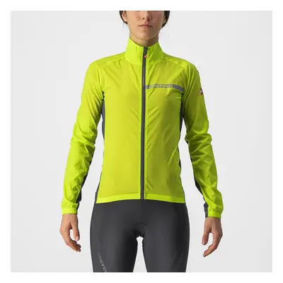 Castelli Squadra Stretch W Jacket žlutá/šedá