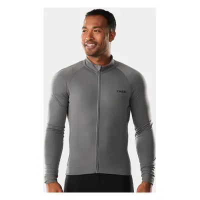 Trek Circuit Thermal Long Sleeve Cycling Jersey tmavě šedá