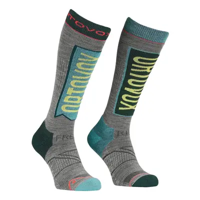 Ortovox Free Ride Long Socks Women's šedá/modrá