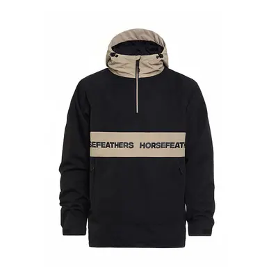 Horsefeathers GORDIE jacket černá/hnědá