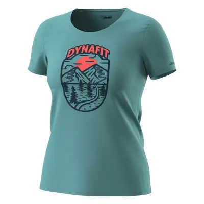 Dynafit Graphic Cotton T-Shirt Women tyrkysová