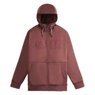 PICTURE Park Zip Tech Hoodie červená