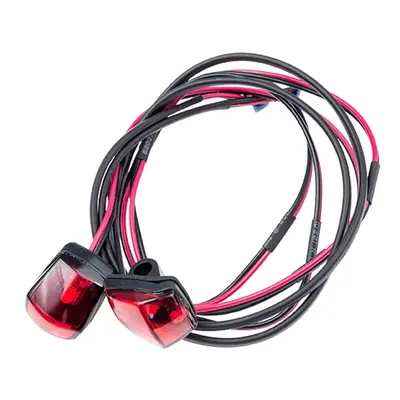 Trek Integrated Rear Light & Wire Harness černá/červená