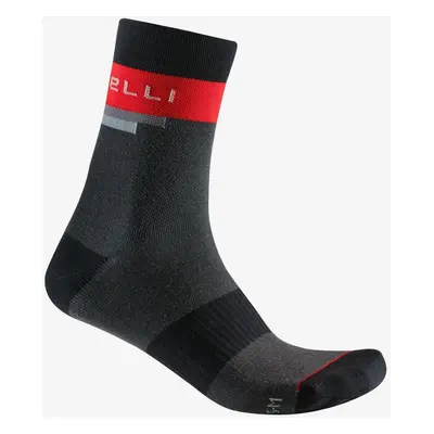 Castelli Velocissima 2 Thermal Sock černá/šedá