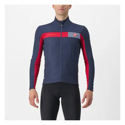 Castelli Mortirolo 6S Jacket modrá/červená