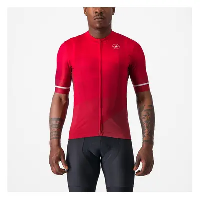 Castelli Orizzonte Jersey červená/bílá