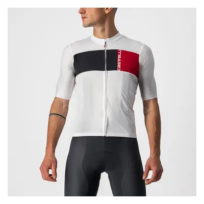 Castelli Prologo 7 Jersey bílá/černá