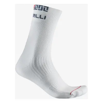 Castelli Bandito Merino 18 Sock bílá