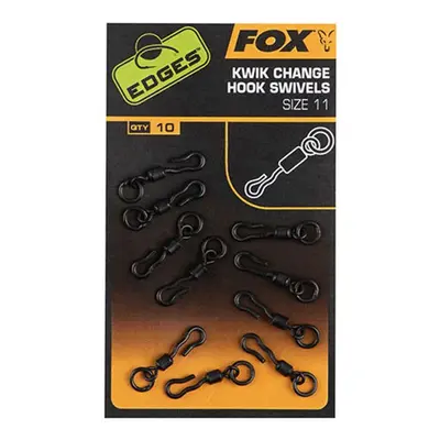 Fox Obratlík Edges Kwik Change Hook Swivels 10ks,Fox Obratlík Edges Kwik Change Hook Swivels 10k