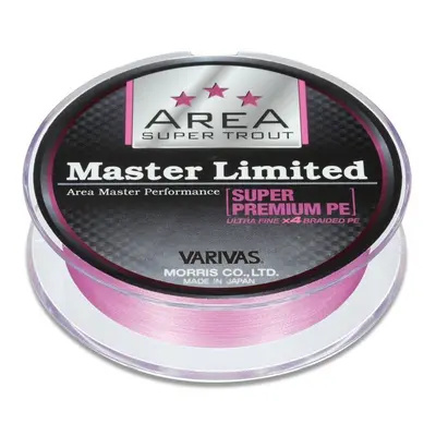 Varivas Šňůra Super Trout Area MLD Super Premium PE Tournament Pink 75m - 0,074mm,Varivas Šňůra 