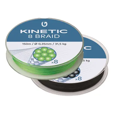 Kinetic Šňůra Braid Fluo Green 150m