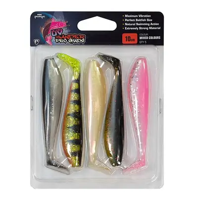 Fox Rage Gumová Nástraha Zander Pro Mixed UV Colour 5ks