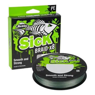 Berkley Šňůra Sick Braid Moss Green 150m - 0,06mm 5,4kg