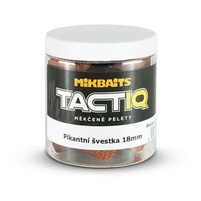 Mikbaits Měkčené pelety TactiQ Pikantní švestka 250ml - 18mm