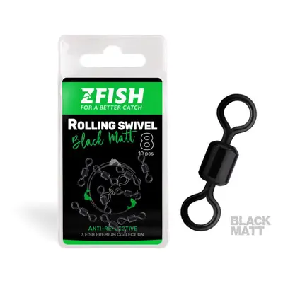 Zfish Obratlík Rolling Swivel Black Matt