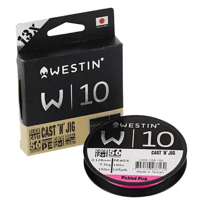 Westin Šňůra W10 Cast 'N' Jig Braid Pink 110m - 0,14mm