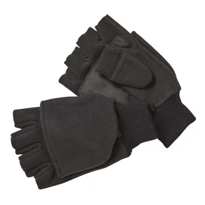 Kinetic Rukavice Wind Stop Fold Over Mitt Black