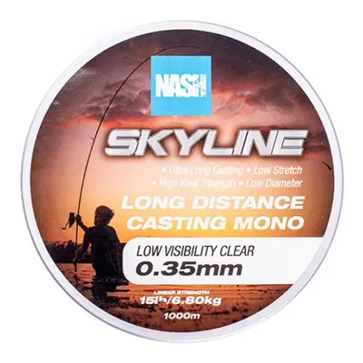 Nash Vlasec Skyline Mono Low Visibility Clear 1000m - 0,30mm