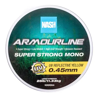 Nash Vlasec Armourline Super Strong Mono UV Yellow 1000m