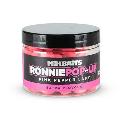 Mikbaits Plovoucí boilie Ronnie pop-up Pink Pepper Lady 150ml,Mikbaits Plovoucí boilie Ronnie po