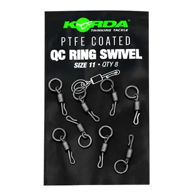 Korda Obratlík s kroužkem PTFE QC Ring Swivel 8ks