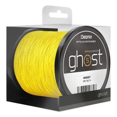 Delphin Šňůra Ghost 4+1 žlutá - 0,16mm 8,2kg 600m