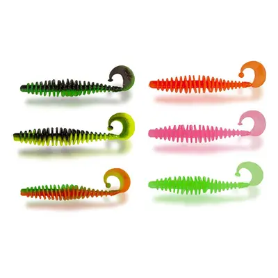 Magic Trout Gumová nástraha T-Worm Twister 1,5g 5,5cm Sýr 6ks