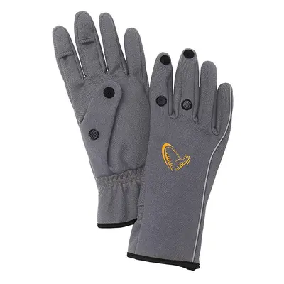 Savage Gear Rukavice Softshell Glove Grey