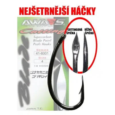 Awa-S Háčky Cutting Blade Black Nickel 10ks