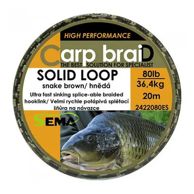 Sema Šňůra s olověným jádrem Solid Loop 10m - 80lb