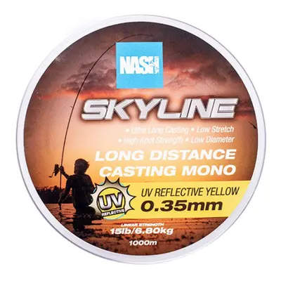 Nash Vlasec Skyline Mono UV Yellow 1000m - 0,26mm