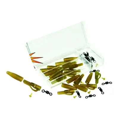 Extra Carp Závěs na zátěž Lead Clip Extra Box With Rolling Swivel 10ks,Extra Carp Závěs na zátěž