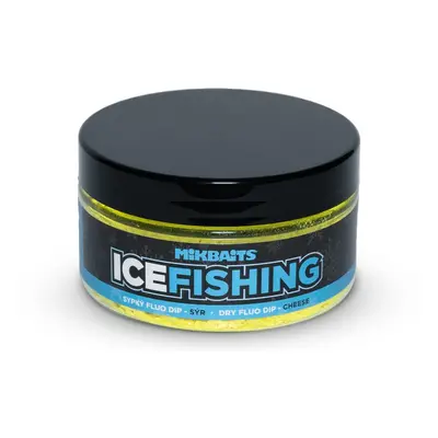 Mikbaits Ice Fishing Range Sypký Fluo dip 100ml - Česnek