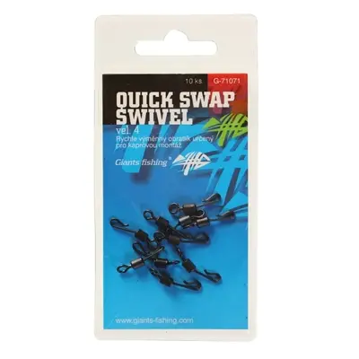 Giants Fishing Rychlovýměnný obratlík Quick Swap Swivel 10ks