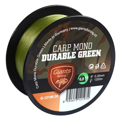 Giants Fishing Vlasec Carp Mono Durable Green - 0,30mm 1200m